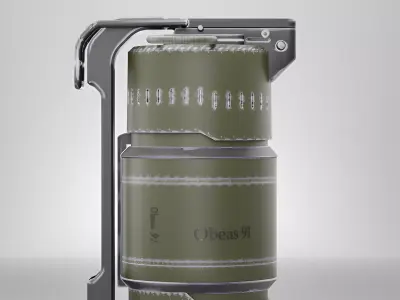 Realistic Frag Grenade PBR Low Poly Game Ready 3D Model Low-poly 3D model