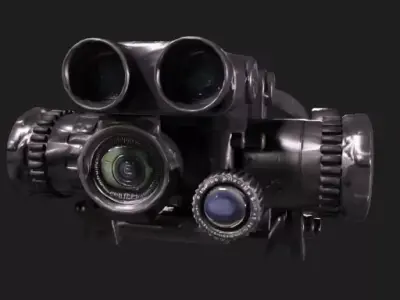 Tactical Night Vision Goggle Rig 3D model