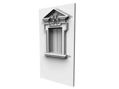 Classic 5 window 3D model