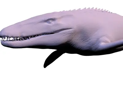 mosasaurus 3D print model