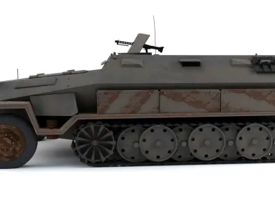 Hanomag sdkfz 251 3D model