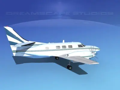 Swearingen SA226-T Merlin III V09 3D model