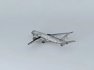 Qatar Airways Airbus A350 900 Free 3D model