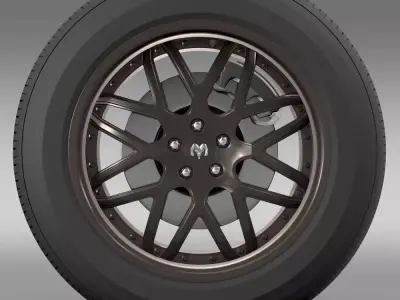 Dodge Vin Diesel Car wheel 3D model