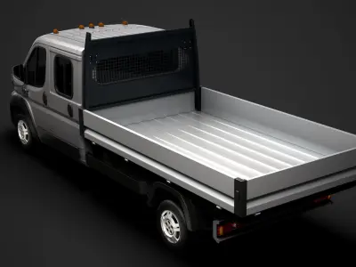 Ram Promaster Cargo Crew Cab Truck 2020 3D model