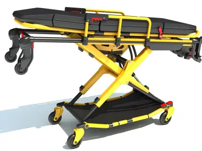 Ambulance Stretcher Trolley 3D model