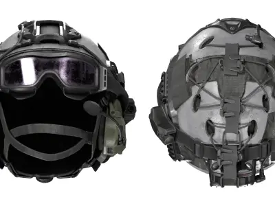 SHADOW COMPANY OPS CORE BUMP HELMET Low-poly 3D model