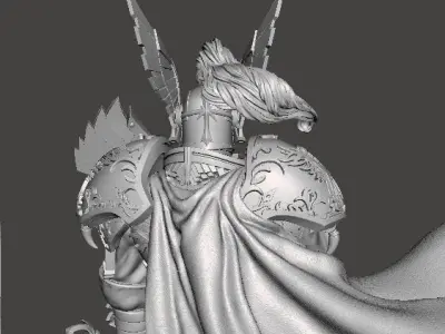 HANDSOME SON MINIATURE MODEL FIGURE FOR SCIFI GAMES RPG WARGAMES 3D print model