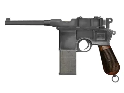 Mauser Broomhandle 1912 3D model