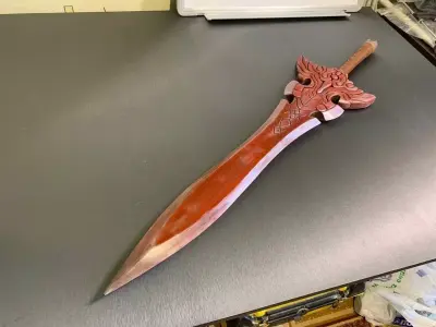3D model Homunculus Sword from Lineage2 Game 3D print model