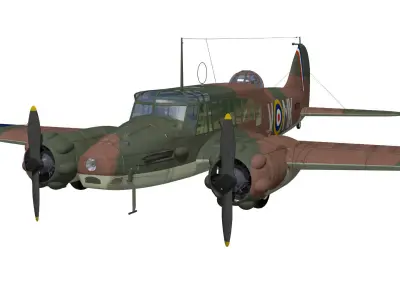Avro Anson Mk1 late 3D model