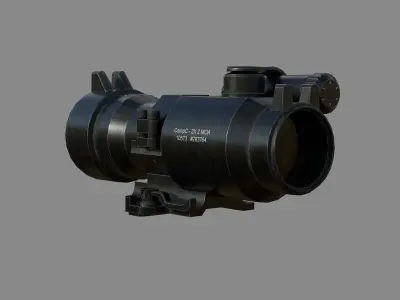 Weapon - Scope - 05 - Aimpoint2X Low-poly 3D model