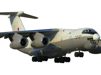 Il-78 M-90A refueling tanker 3D model
