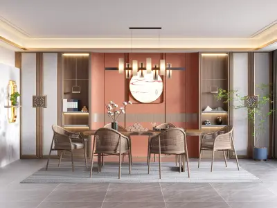 Chinese Restaurant New 3D model