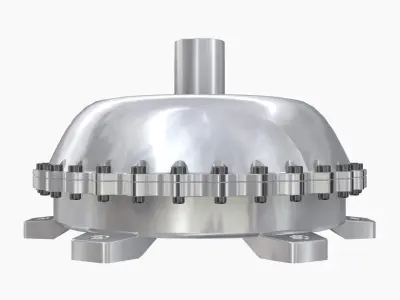 Neal Chance Billet Torque Converter Low-poly 3D model