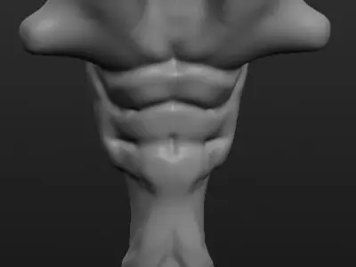 MagicalGoatCugdel human torso Free 3D model