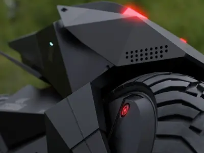 Motorcycle Robot 3D model