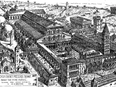 Old Saint Peters Rome 1200 3D model