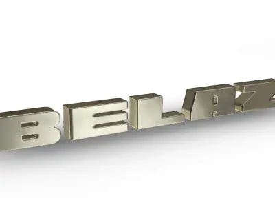 belaz  logo 3D model