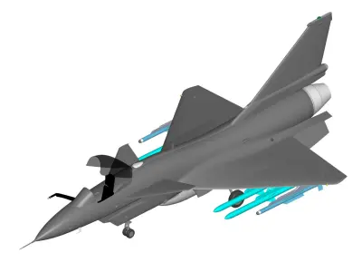 Chengdu J-10 3D model