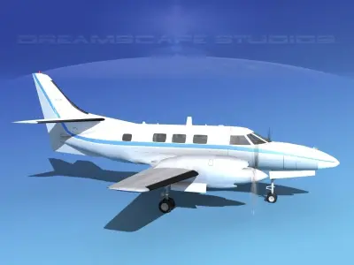 Swearingen SA226-T Merlin III V01 3D model