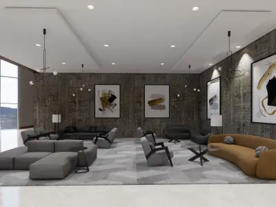HOTEL LOBBY 3D model