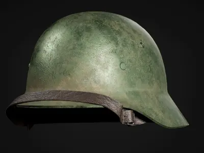 WW2 German Stahlhelm Free low-poly 3D model