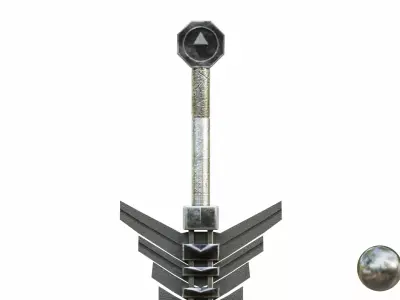 Megatron Sword Low-poly 3D model
