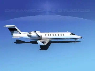 LearJet 45 V16 3D model