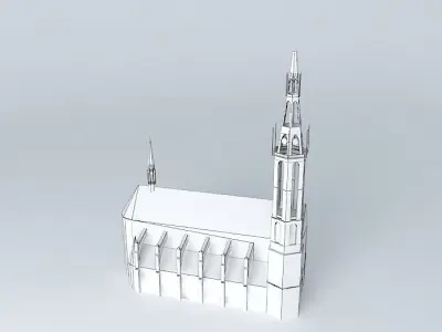 st Jozefkerk Free 3D model