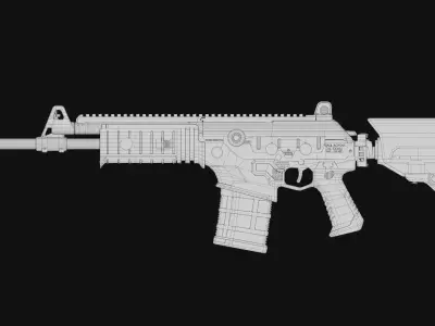 IWI Galil ACE Rifle NATO 3D model