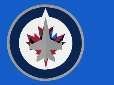 Winnipeg Jets Team Logo 3D model