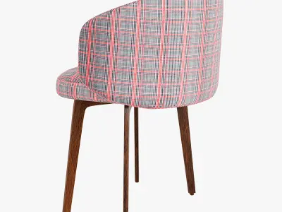 BEA Upholstered chair Free low-poly 3D model