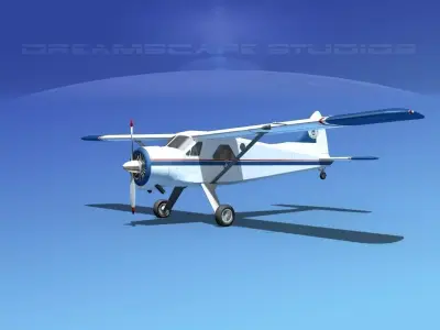 Dehaviland DH-2 Beaver SL07 3D model