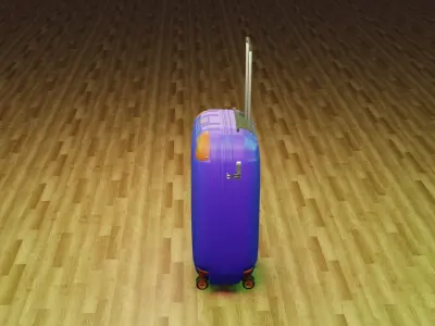 suitcase Low-poly 3D model