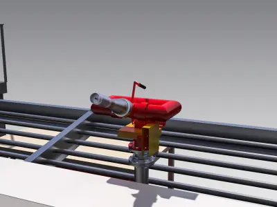 Octagonal Heliport 3D model