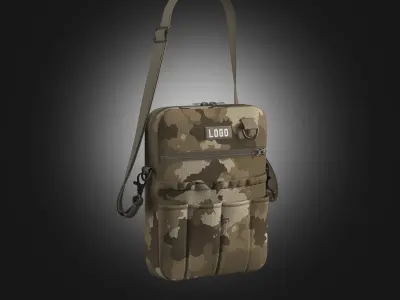 Sling Camo Bag 3D model