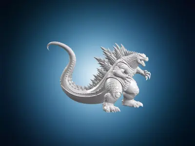Godzilla King Kaiju 3D print model