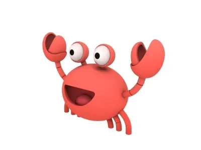 Crab Character 3D model
