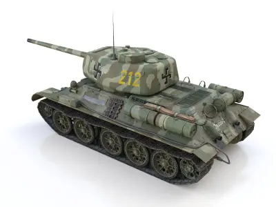 T-34-85 - 212 - Finish Army 3D model