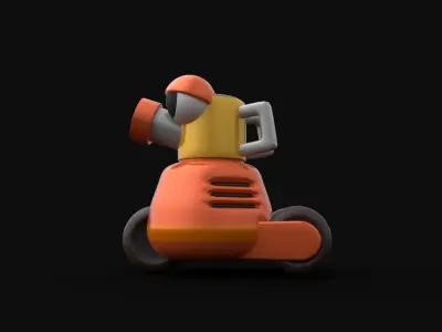 GunBound Rocket Launcher 3D model