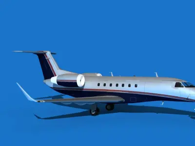 Embraer Praetor 600 V04 3D model