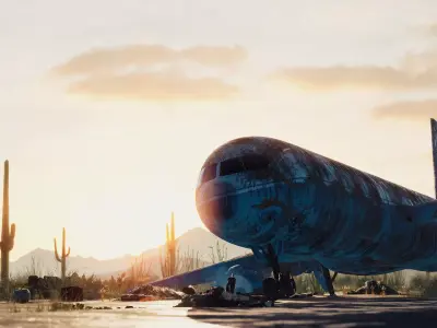 Abandoned Flight 3D model