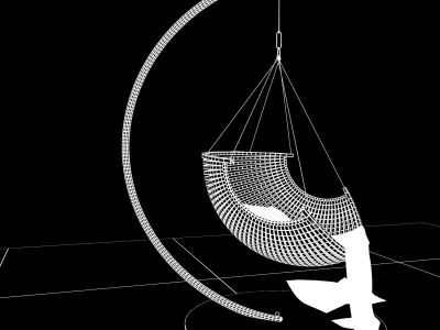 modern hang chair  render ready vray  Free 3D model