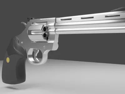 Revolver Colt Python 357 3D model