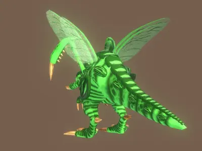 zergling starcraft Low-poly 3D model