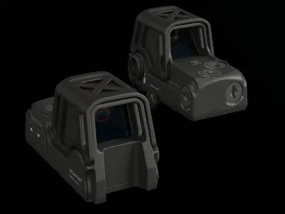 SIG Sauer ROMEO9T Red Dot Low-poly 3D model