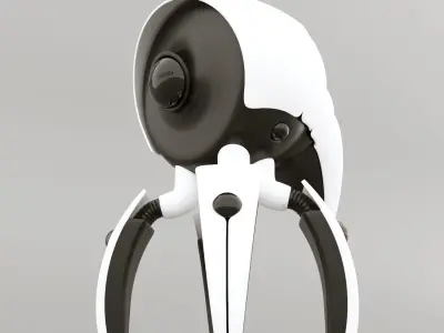 Nano robots 3D model