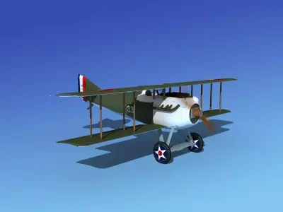 SPAD VII 3D model