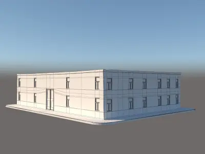 Old Structure Low-poly 3D model